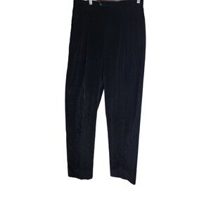 Vestimenta Spa Velvet Pants Black size 46 Made in Italy 100% Pure Cotton Womens